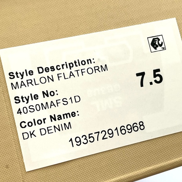 Michael Michael Kors Women's Marlon Platforms Sandals 40S0MAFS1D DK Denim PW19L - Picture 16 of 16